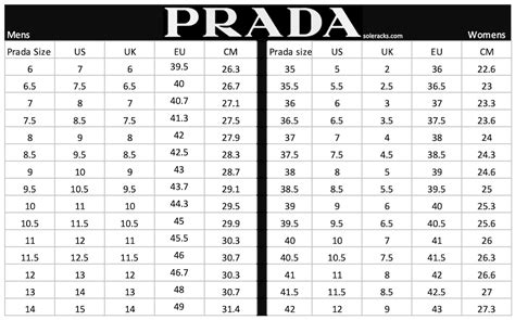 prada shoe size chart|prada size conversion chart.